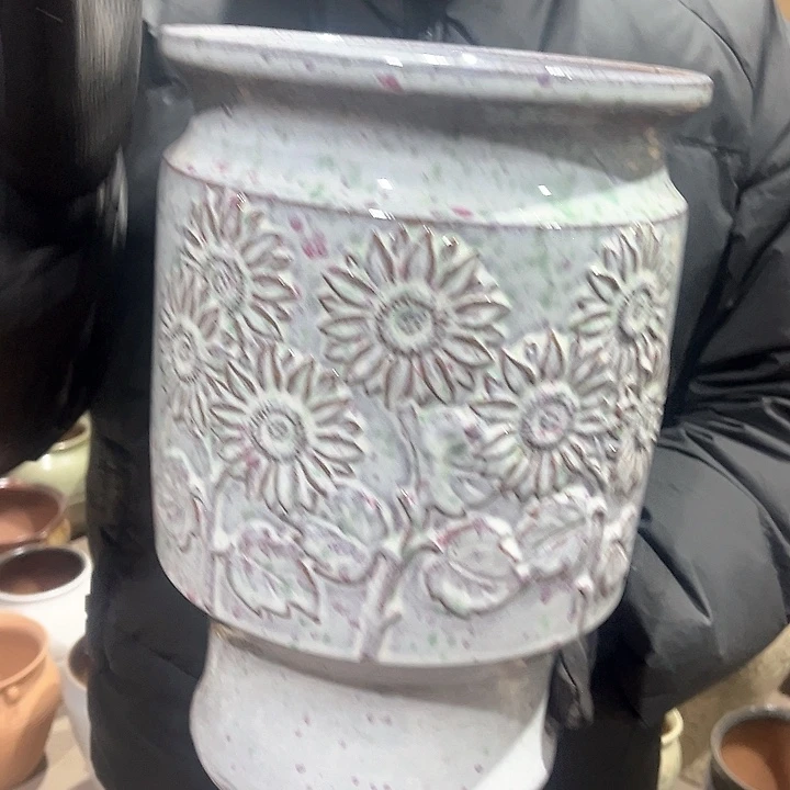 紫砂花盆高31口21————-