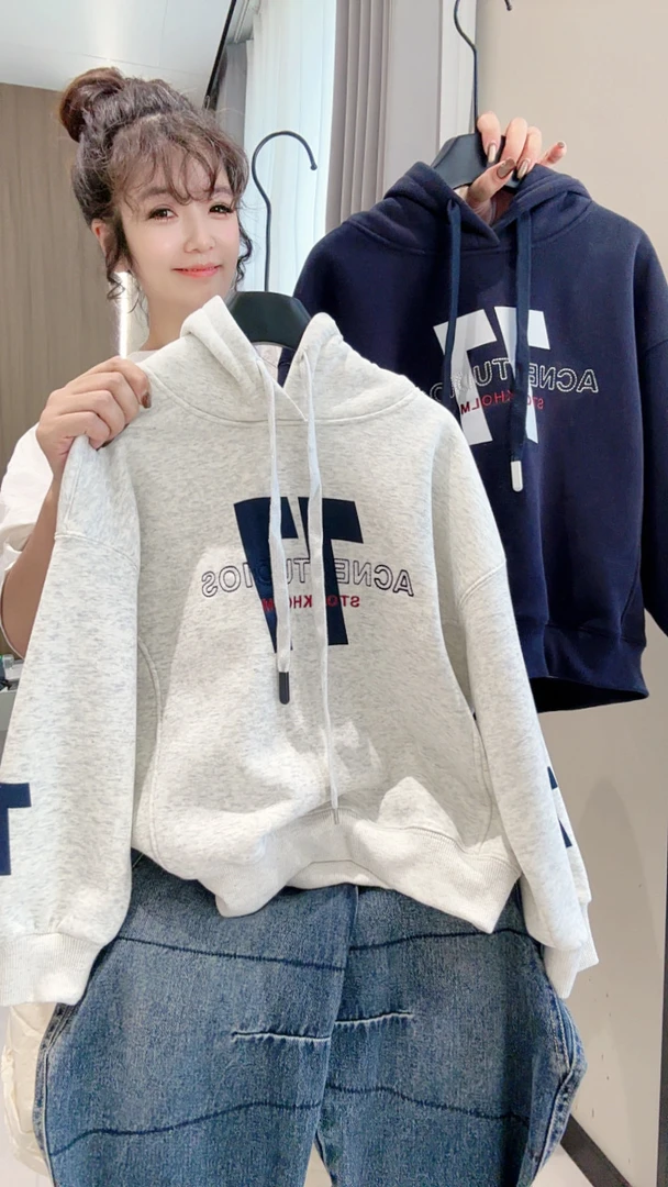 (加绒加厚)帽衫男童长袖上衣冬季儿童卫衣时尚宽松刺绣韩版HB28