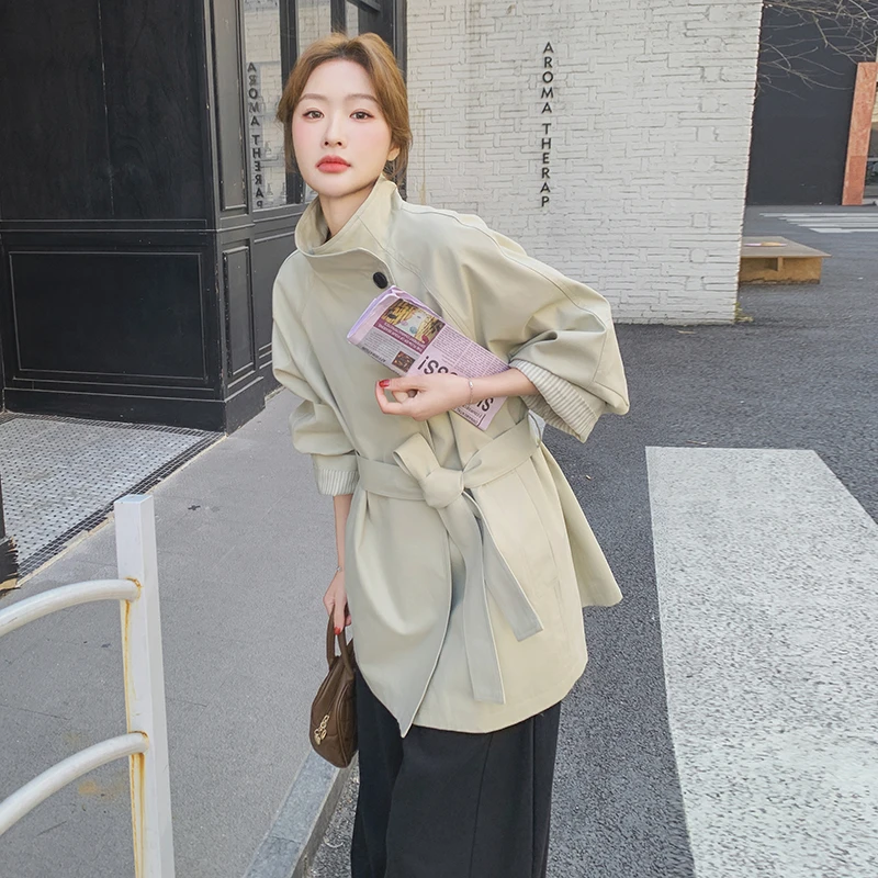 今年流行爆款小个子高级感风衣女中长2025新款高端大气上档次外套