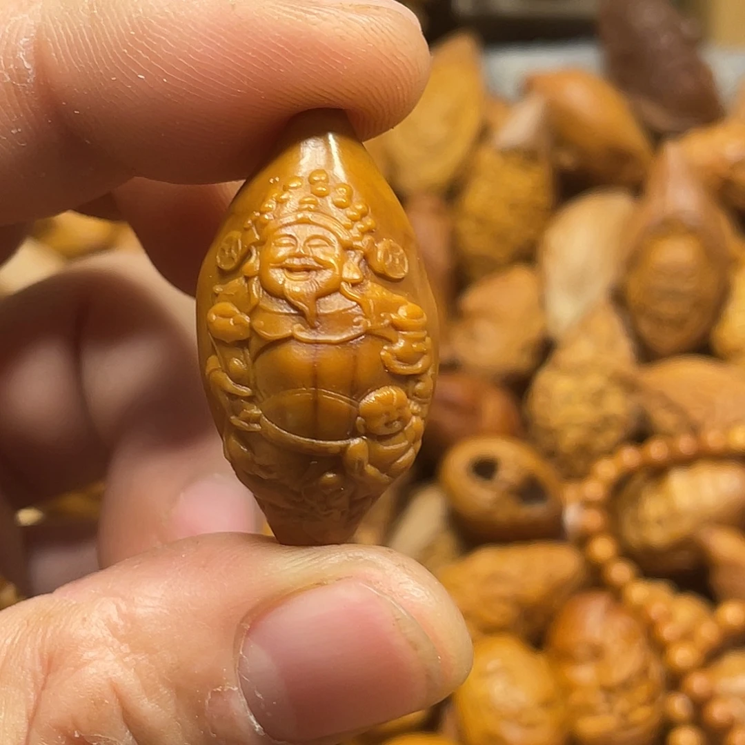 橄榄核手串/手链财神爷022