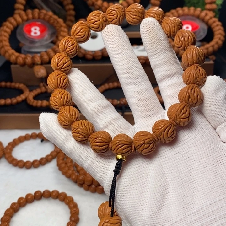 桃核吊坠秦岭龙纹