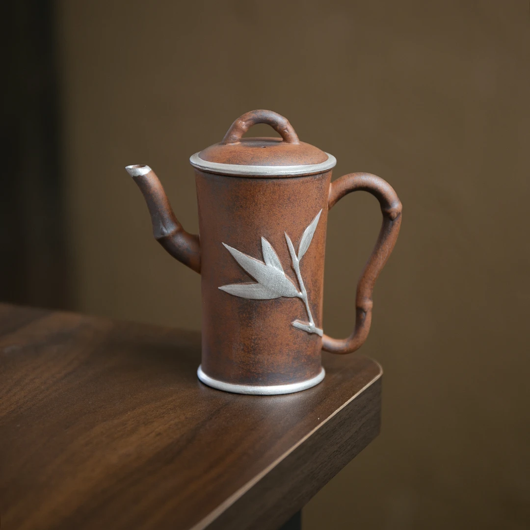 【正版川冶】鎏银此君壶.6908.壶.BL