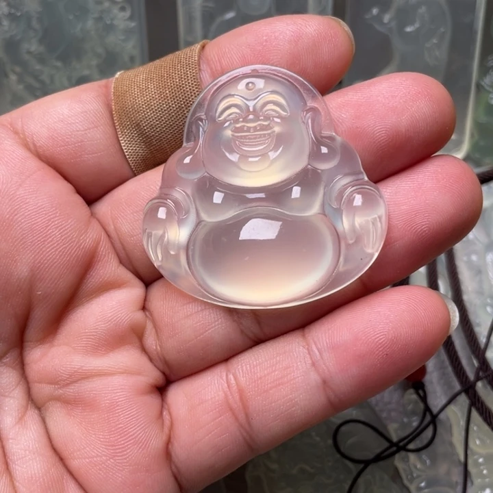 晨***翠岫玉未镶嵌吊坠(赠链)