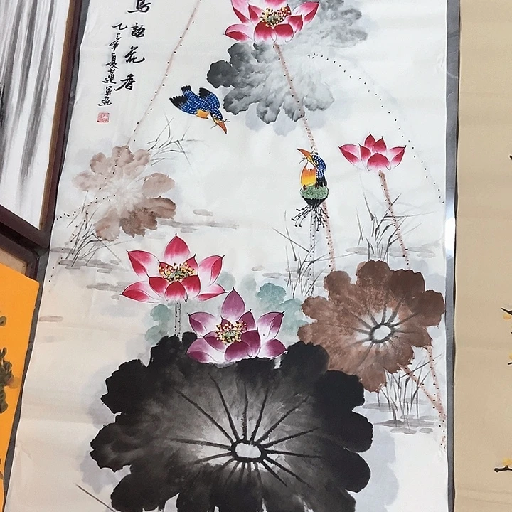 小周画廊的直播间