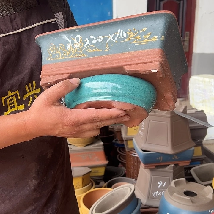 紫砂花盆紫砂花盆