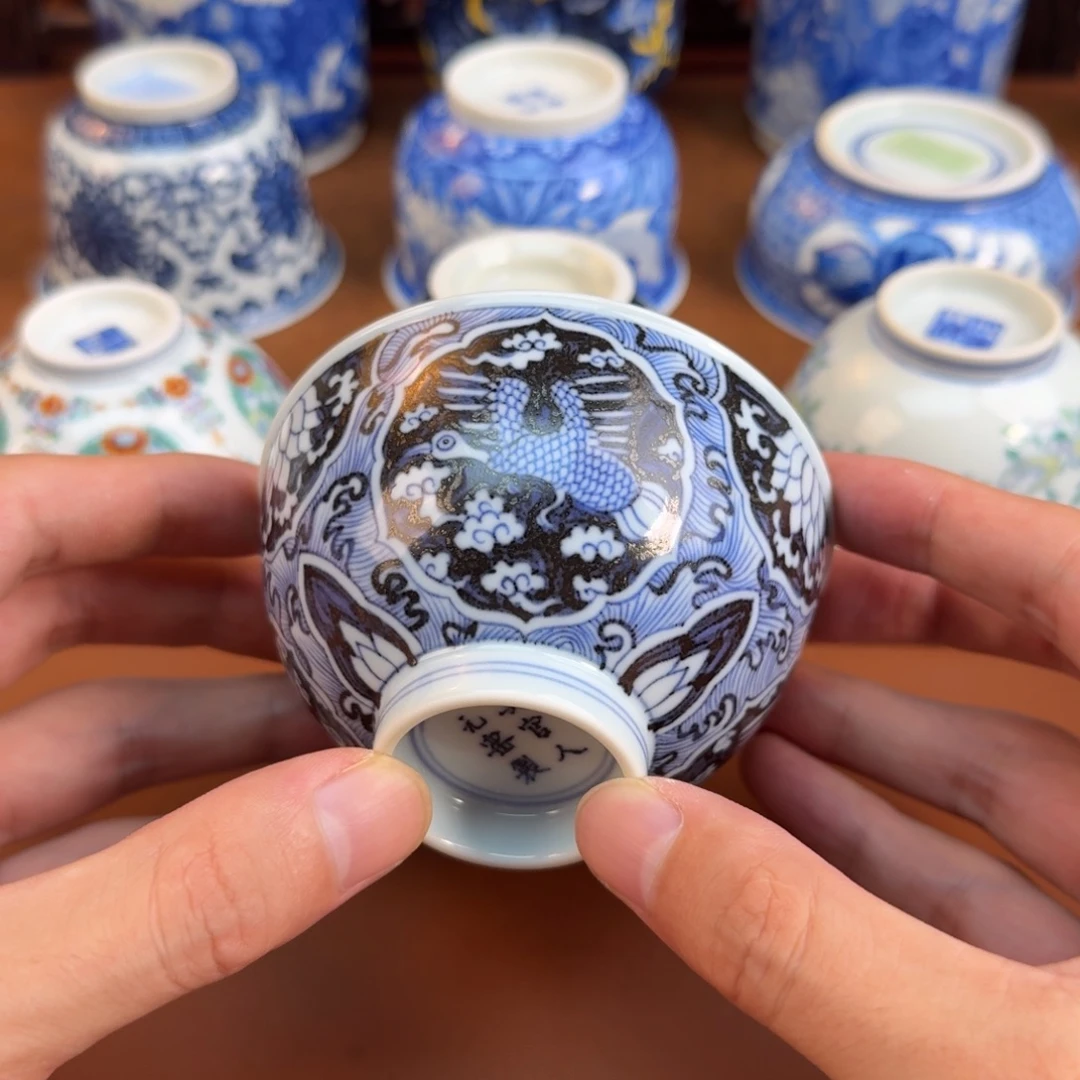 摆件景德镇瓷器手工手绘