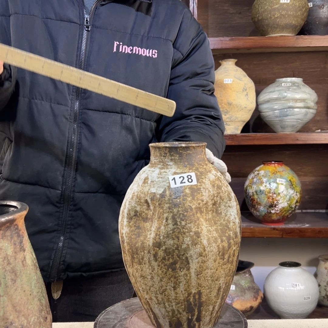 摆件128华庭街上釉彩超室