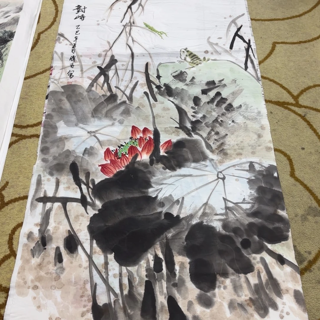 国画顾传吉四尺童