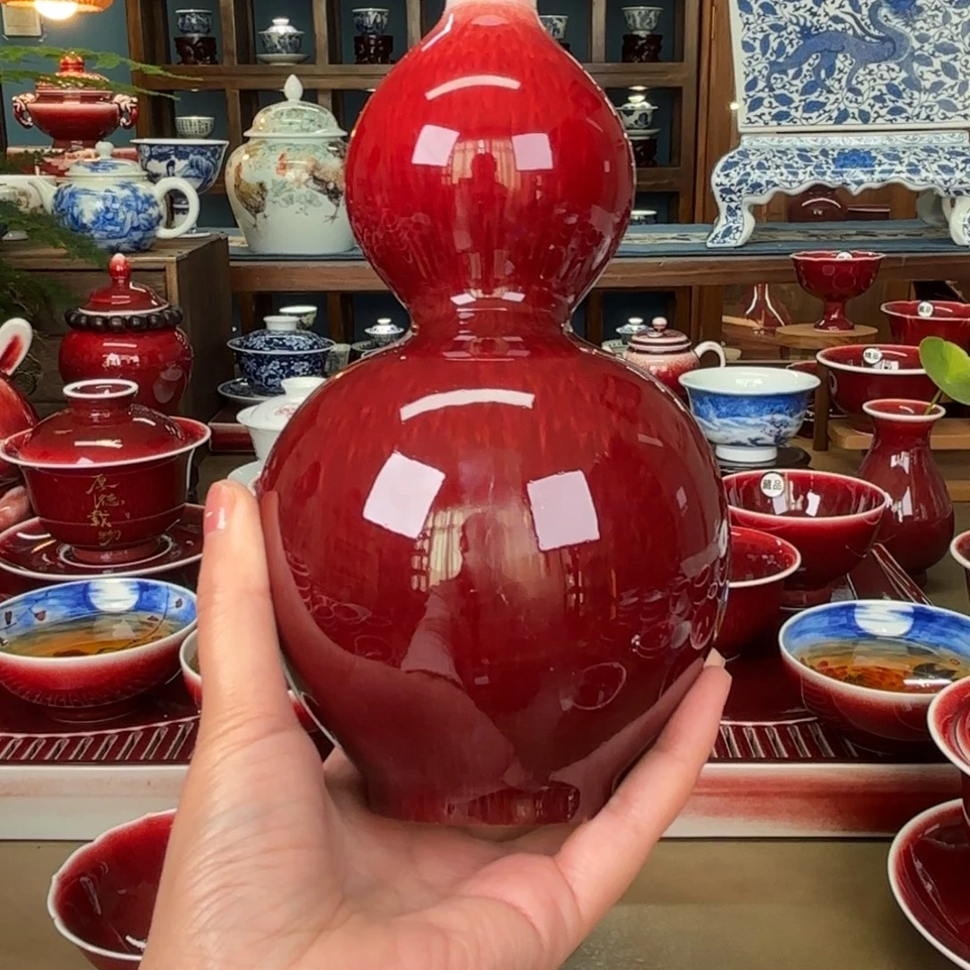 清***哥闻轩坊原矿郎红 葫芦划痕