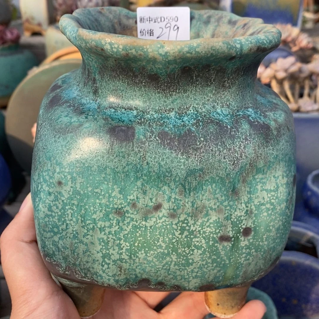 粗砂花盆1987盆新中式590