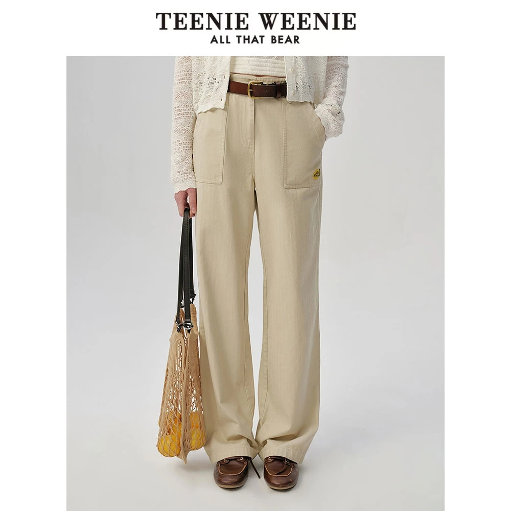 TeenieWeenie小熊女装休闲裤25潮酷时尚轻工装风长裤TTTC256413I