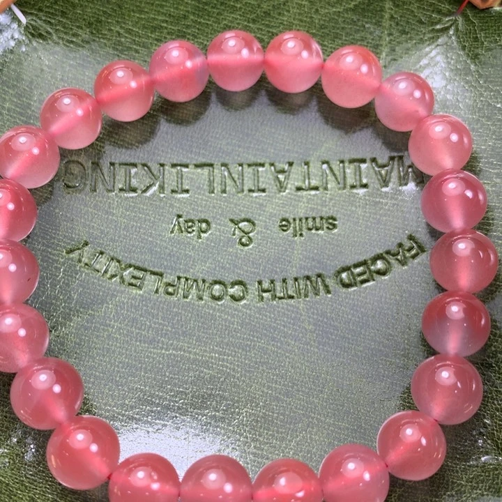 南红玛瑙保山南红冰粉单圈未镶嵌