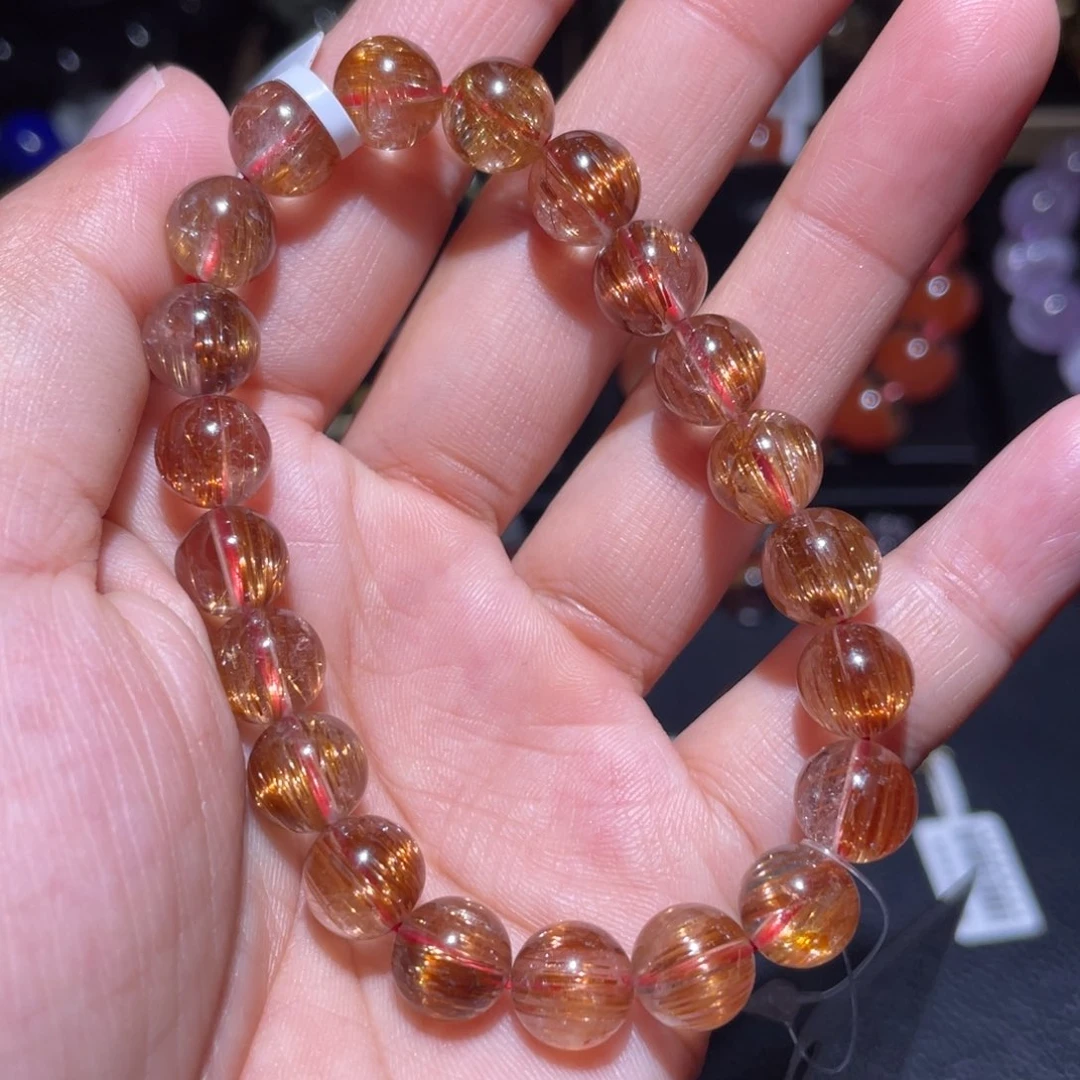 水晶手串未镶嵌铜发手链