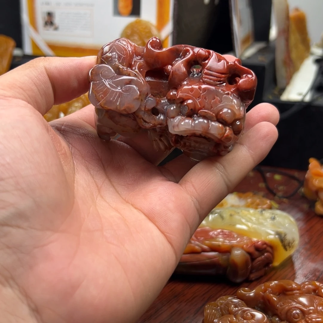 石英质玉（黄龙玉）未镶嵌多样性发货，发其一