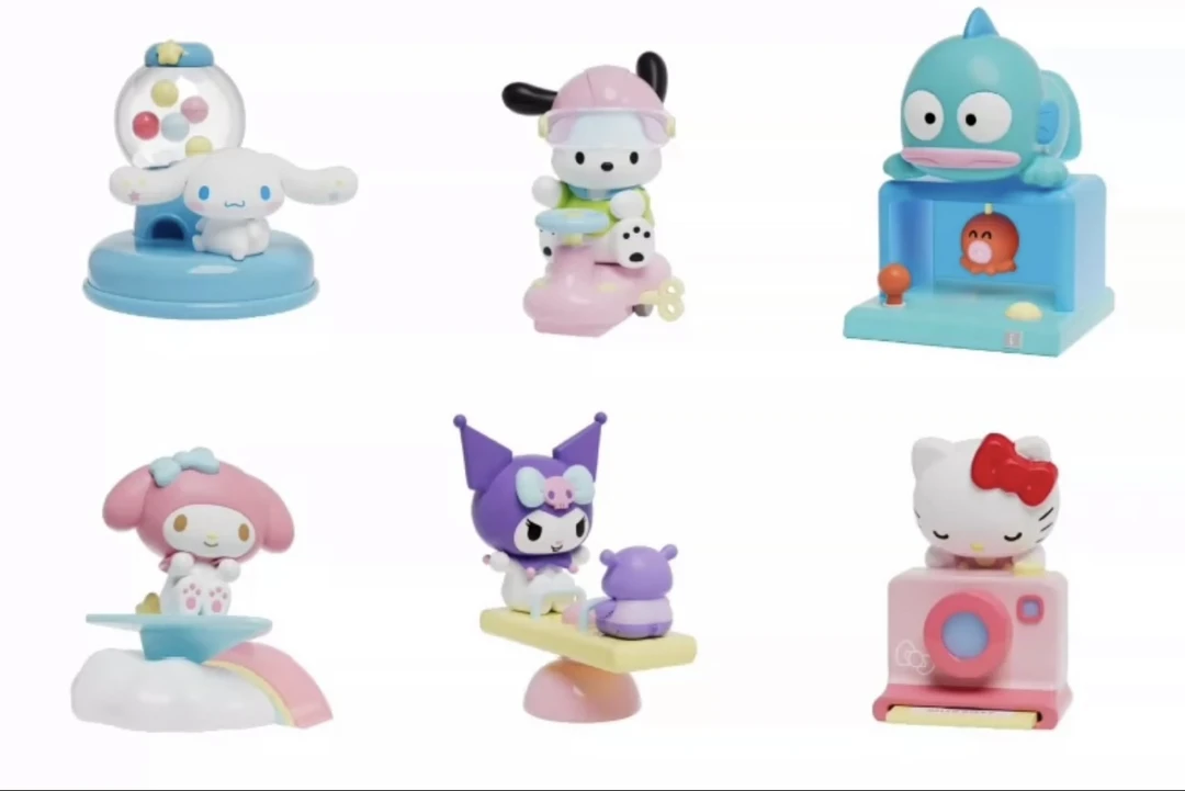 【直播代拆剩玉桂】正版三丽鸥童趣玩具系列盲盒摆件kitty丑鱼