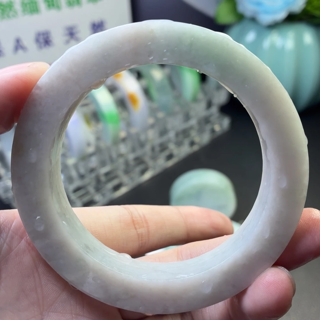 定制翡翠未镶嵌品质强推飘花春彩色