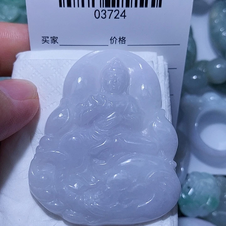 翡翠未镶嵌颈饰天光墟翡翠市场现金代购