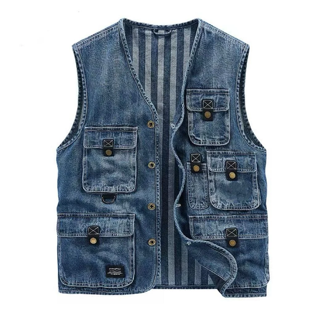 牛仔马甲工装休闲背心坎肩BK8816