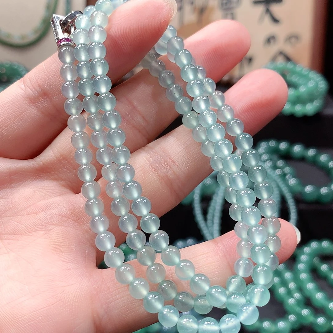 潞***家未镶嵌手链翡翠卡5