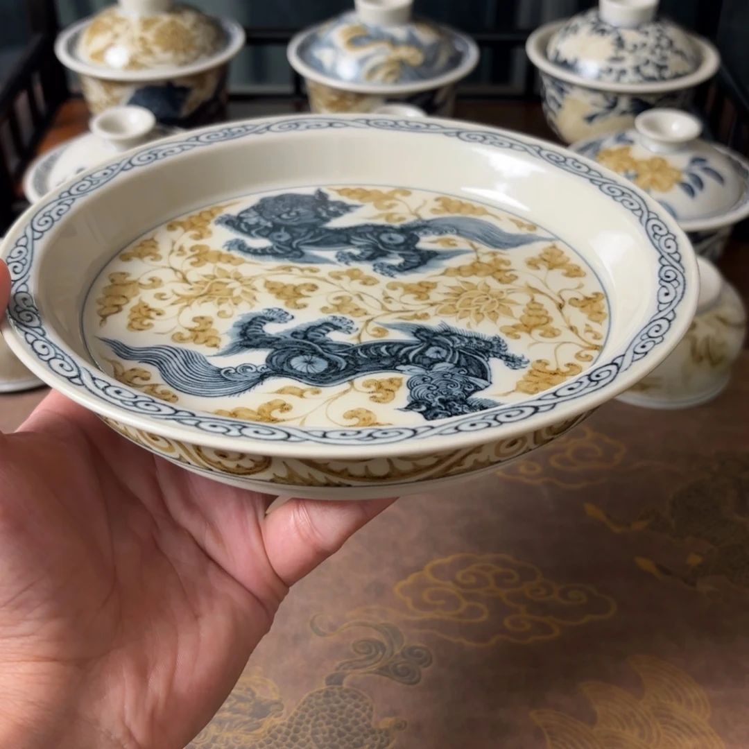 摆件景德镇手绘茶器