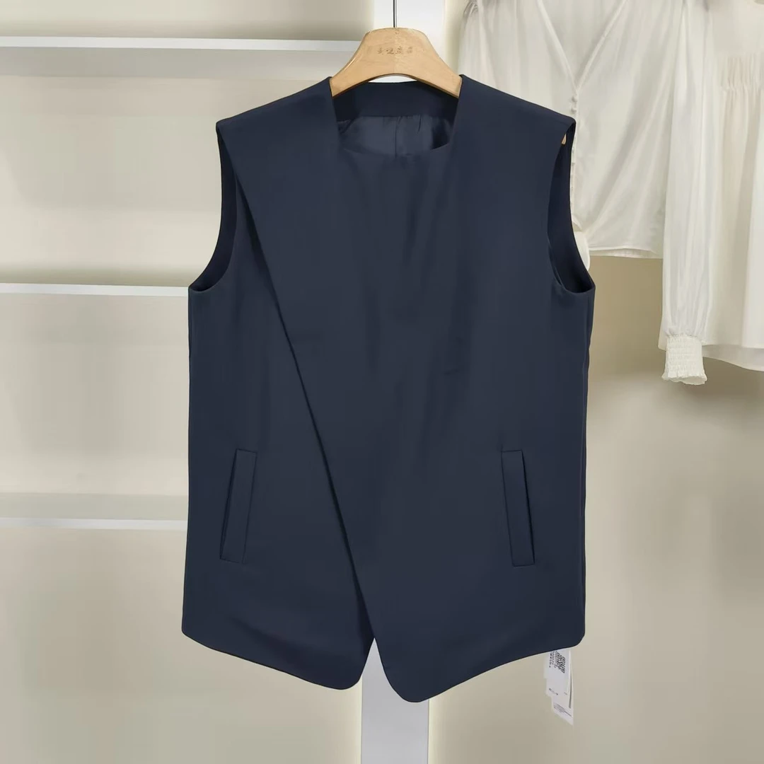 麦迪尚品【夕Y】50909167春季时尚设计感马甲外套品牌女装