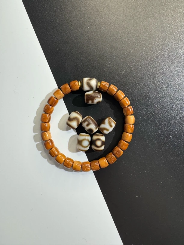 特级库克实心直切卡8尺寸带多样性小天配饰库克手串