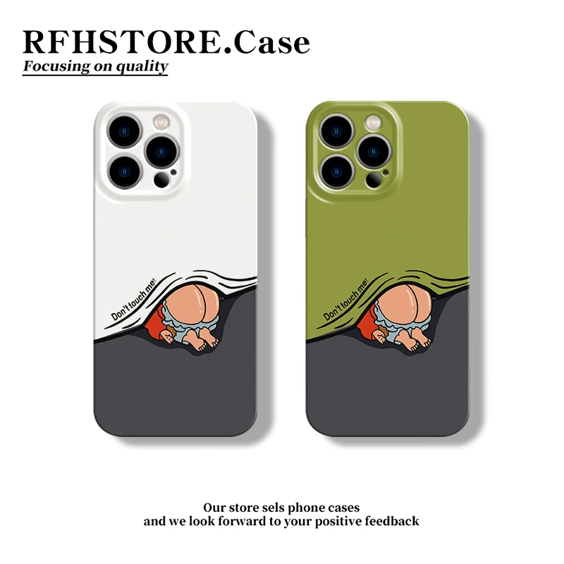 飞虎胜趣味小新撅屁适用iphone16/15菲林手机壳华为oppo小米vivo