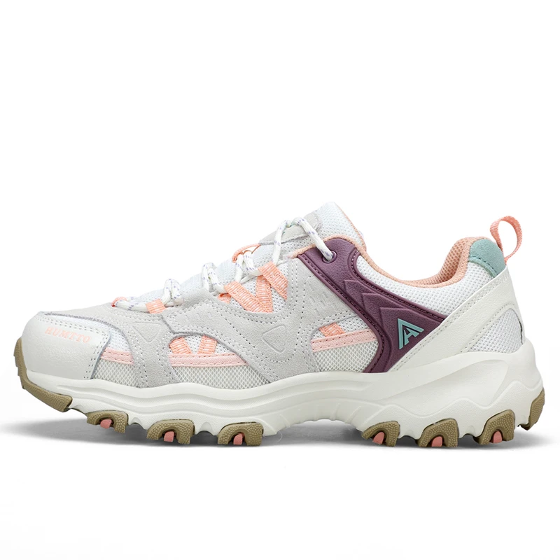 悍途户外春秋冬爬山运动户外休闲透气轻便防滑女士徒步登山鞋2611