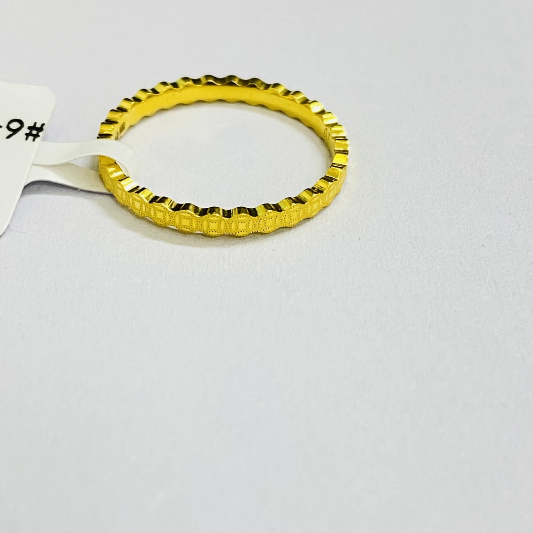 旺旺金选 足金999 铜钱戒指 9#  1.67