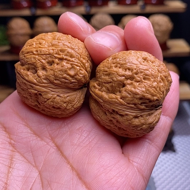 文玩核桃吊坠蚂蚁纹金蝉46