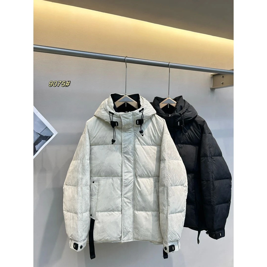 【寒意渐無】冬季巨热加厚系列高充版保暖时尚连帽面包服非标Z-9075