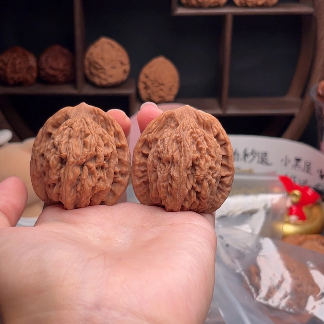 吊坠文玩核桃麦虎 43-43-45 编号4002