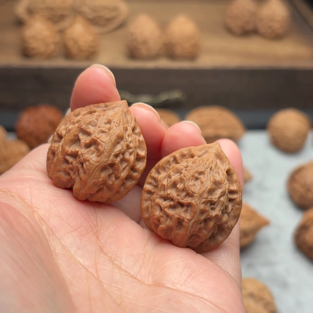 吊坠文玩核桃日月小帽29.30.32