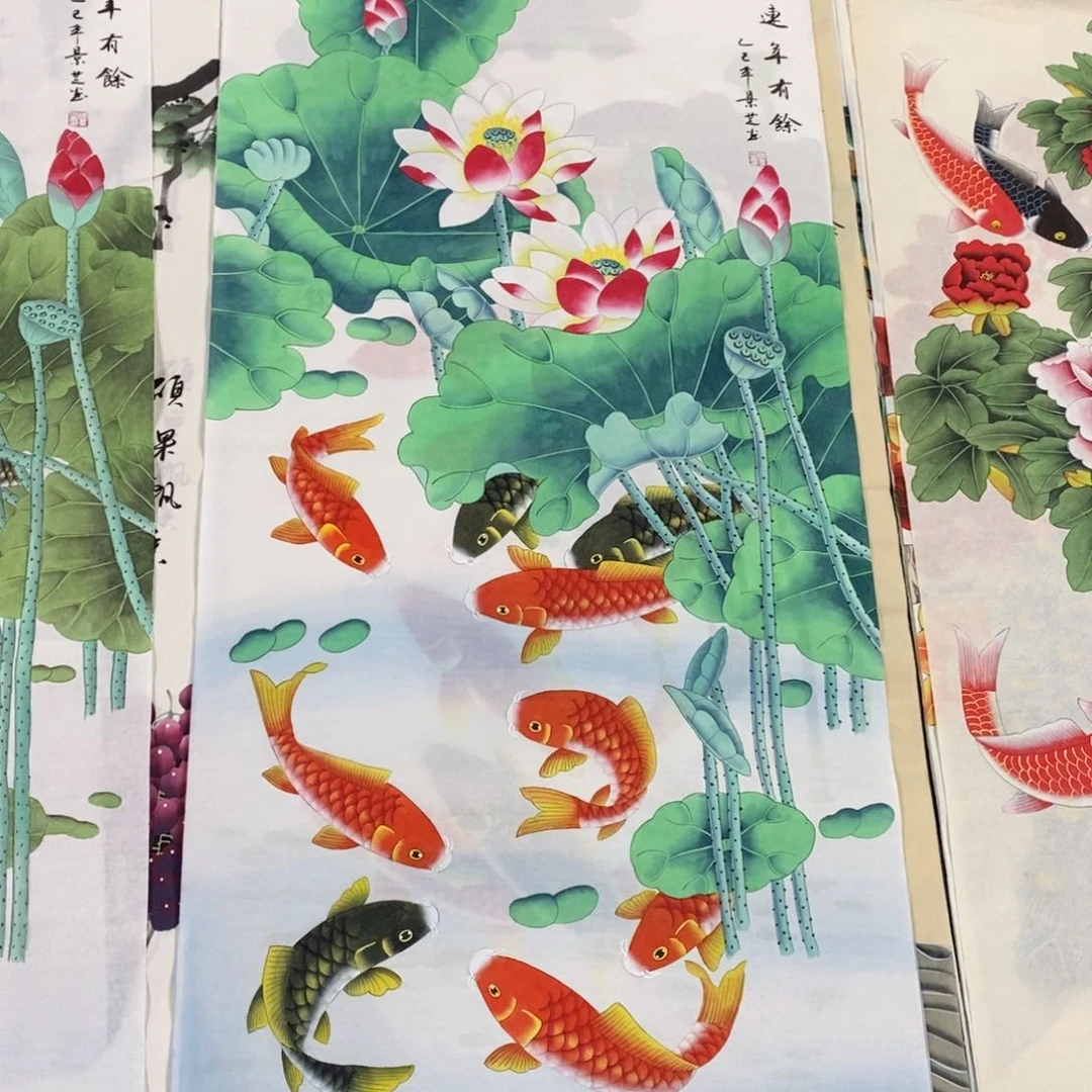 国画尺寸140✖️70四尺精品手绘画