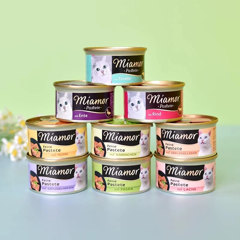 德国迈阿咪小白罐慕斯主食罐85g*6罐