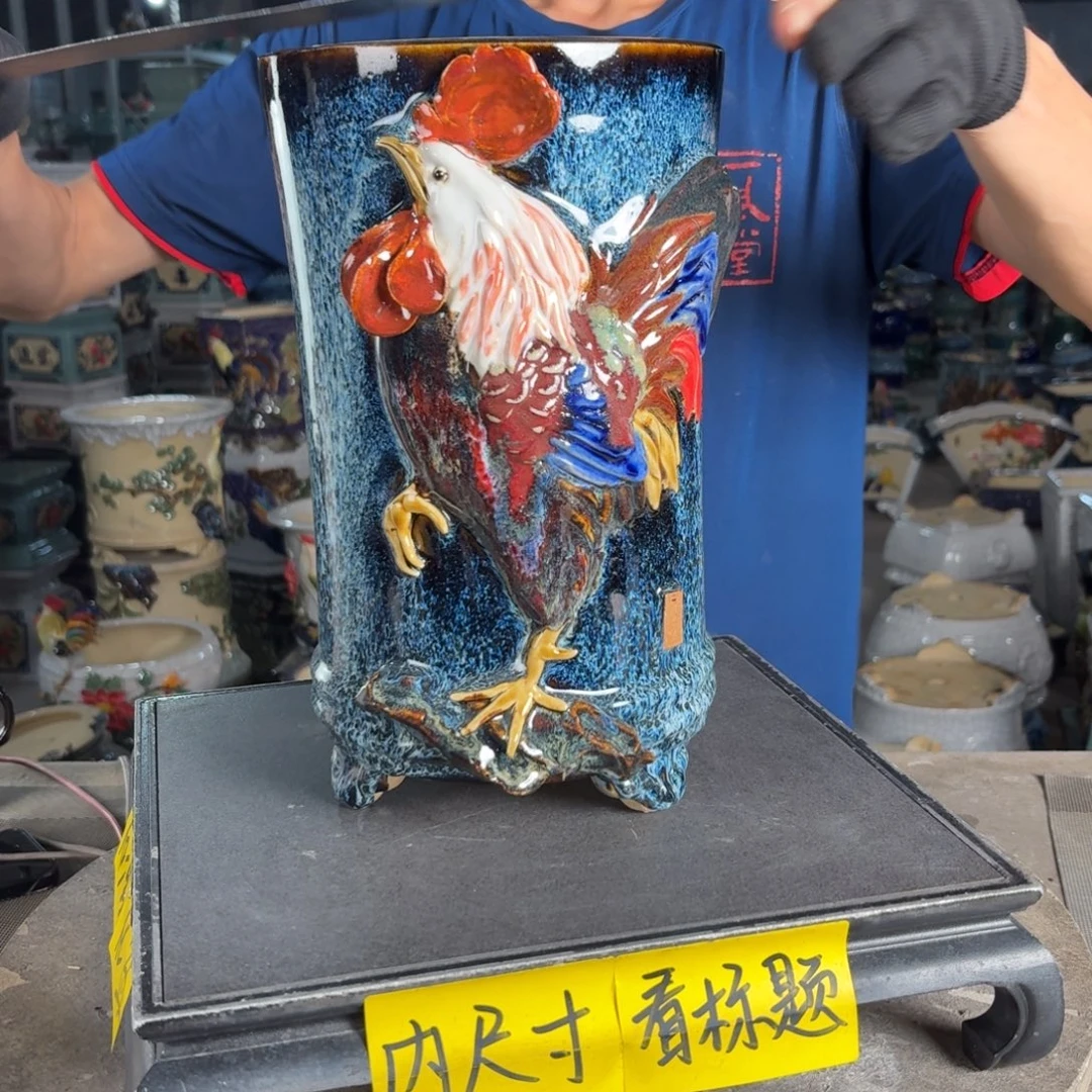 一风堂石湾花盆 内14*25