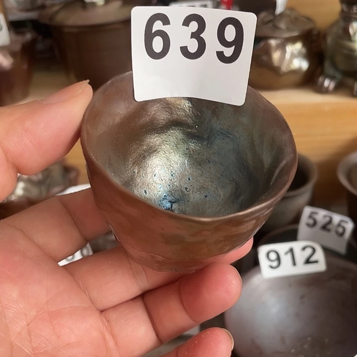 茶杯紫泥柴烧纯手工639
