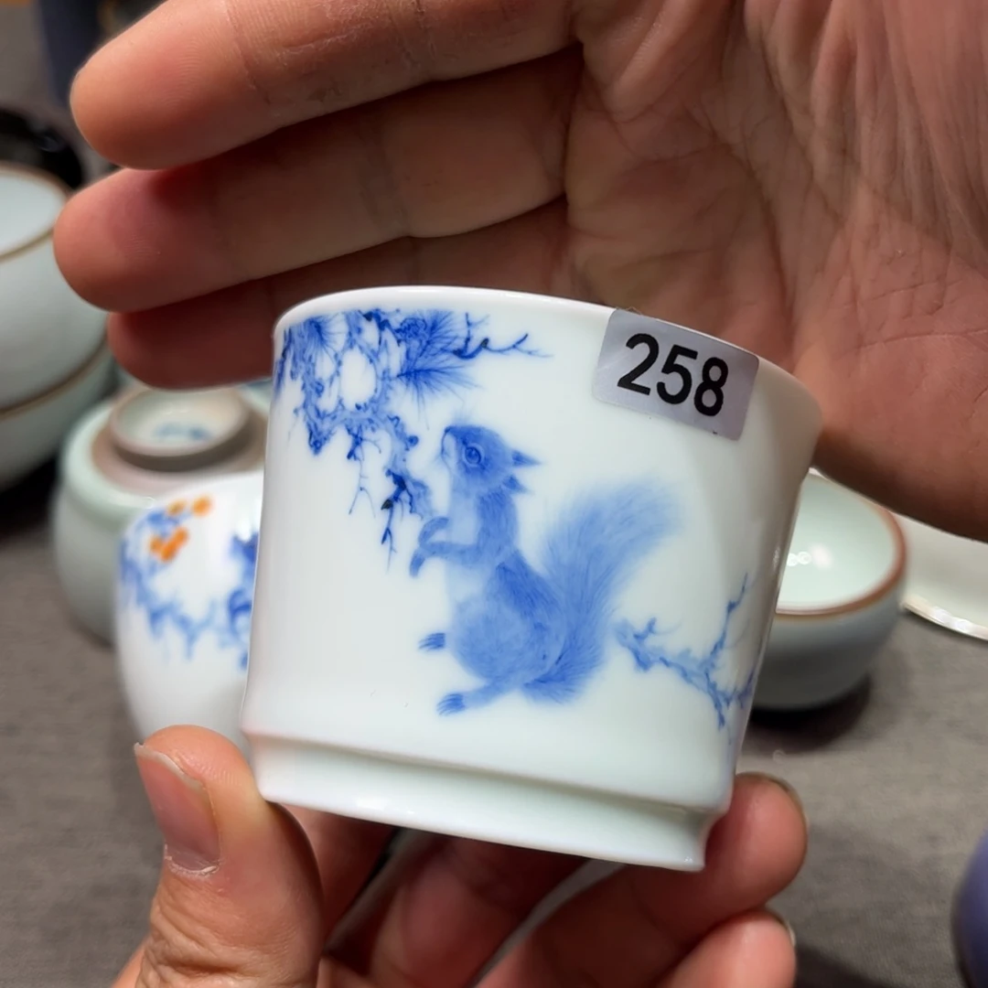 山**伏汝窑青花喜欢的可以拍