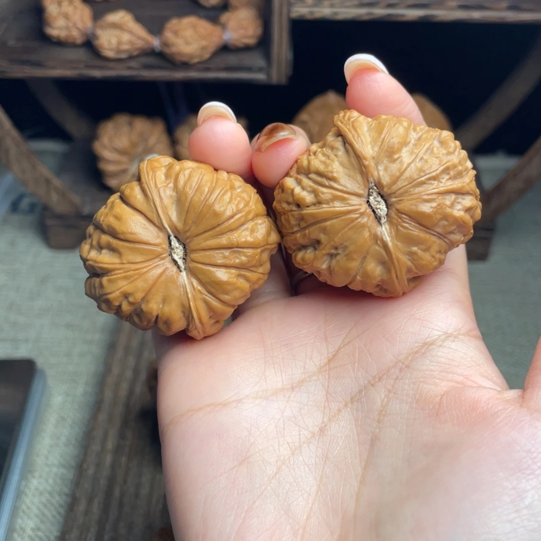 文玩核桃吊坠南瓜42 全品打底精配毕业红皮
