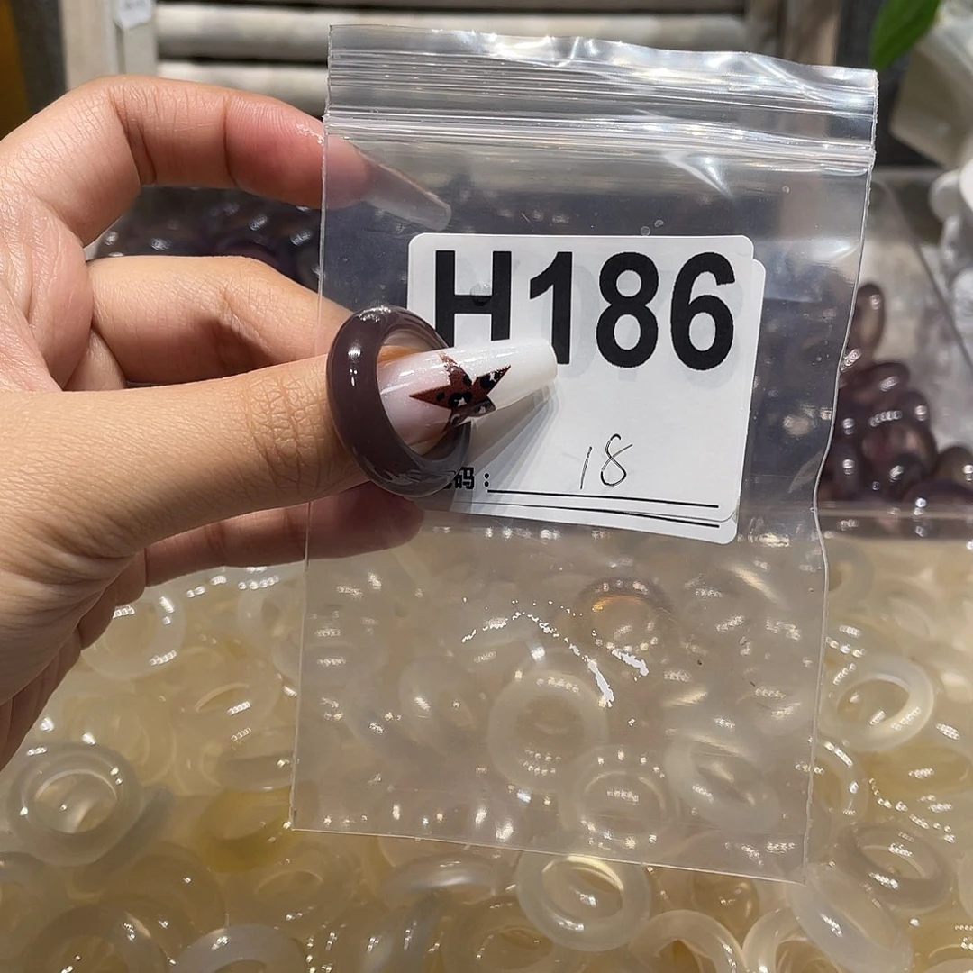 玛瑙/玉髓未镶嵌戒指186