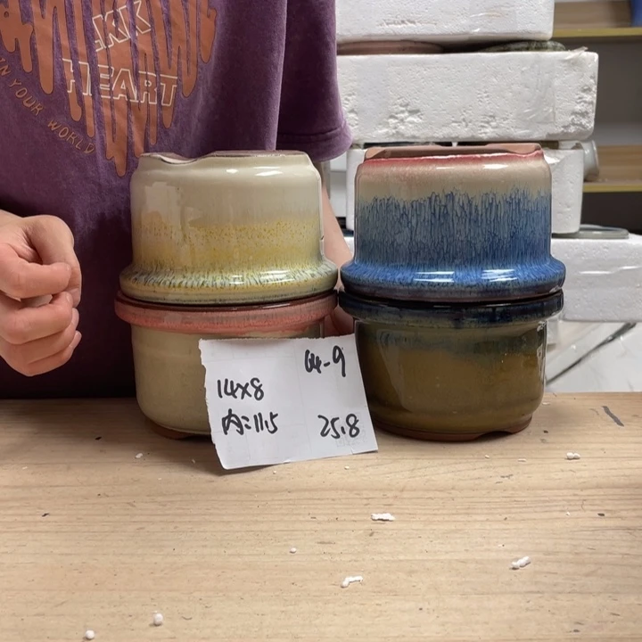 紫砂花盆多肉花盆微瑕9