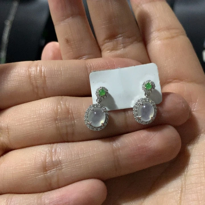 翡翠银S925镶嵌戒指