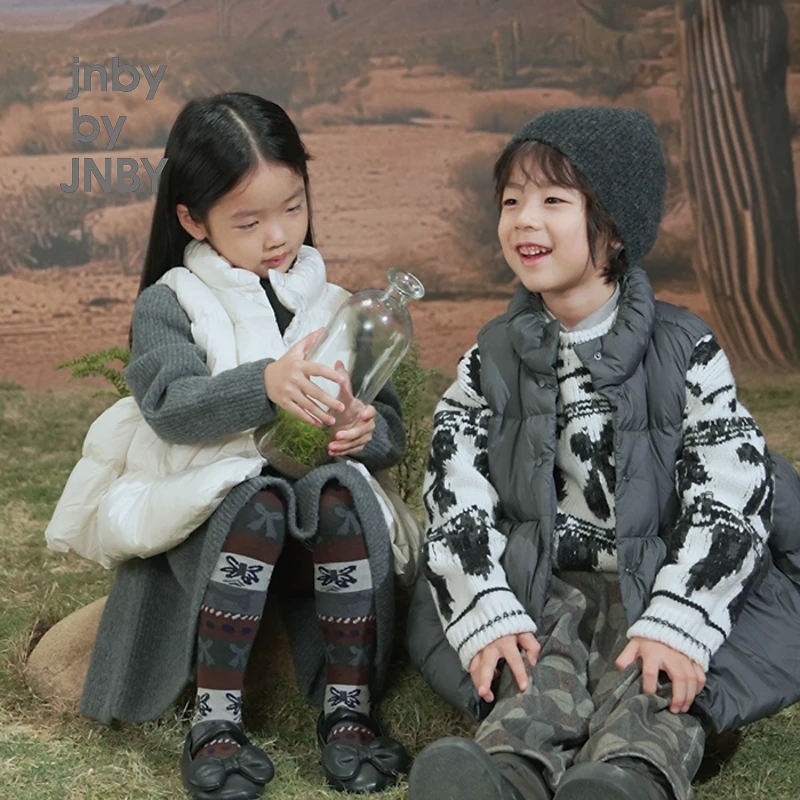 [A版马甲]jnbybyJNBY江南布衣童装90绒子羽绒马甲女童1N9C13601