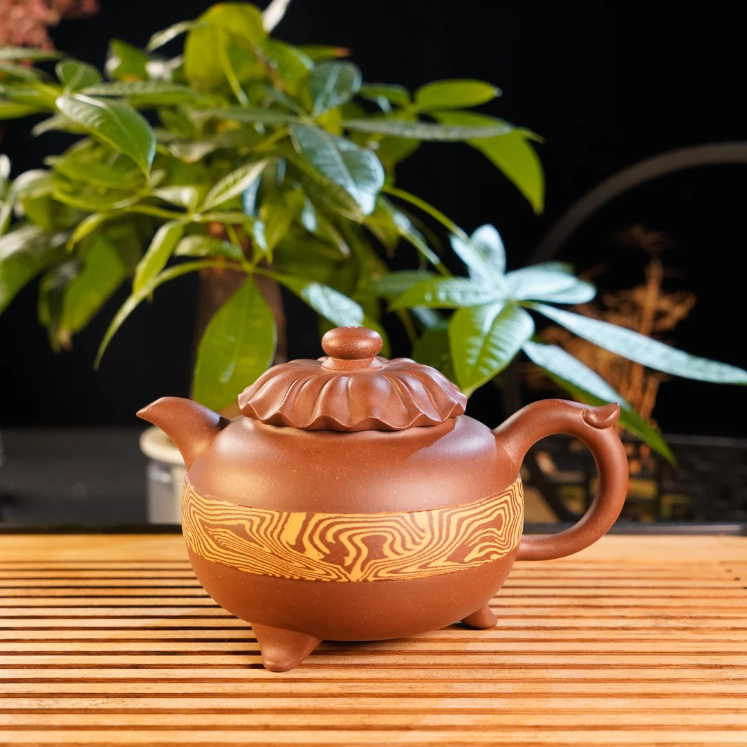 GS34-063   蒋春帆   宜兴手工紫砂  至尊如意