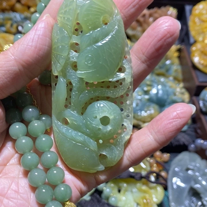 岫玉岫玉吊坠未镶嵌