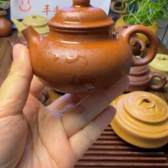 昔***兮宜兴紫砂壶半手工容天