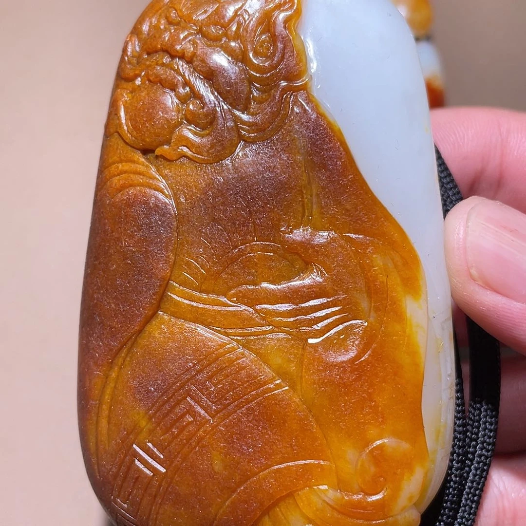 和田玉颈饰未镶嵌d 1