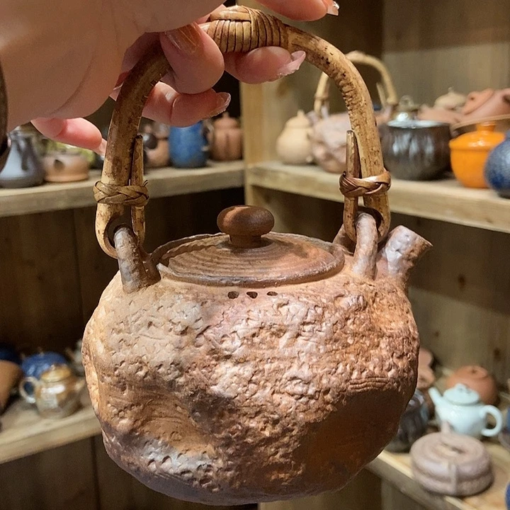 柴烧老岩泥高端茶器