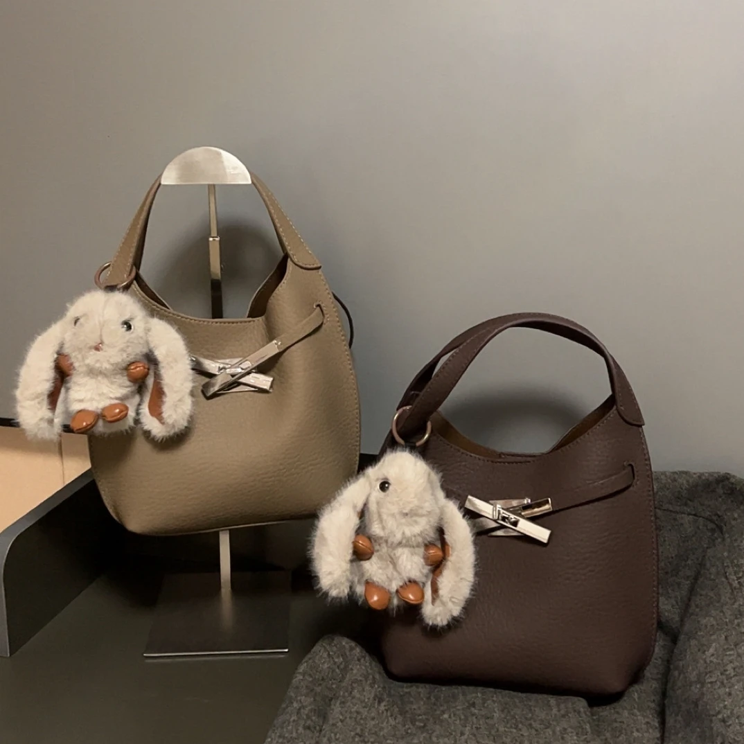 百搭牛皮【爱不释手】简约风磁扣韩式手工小众千金风斜挎包单肩轻奢