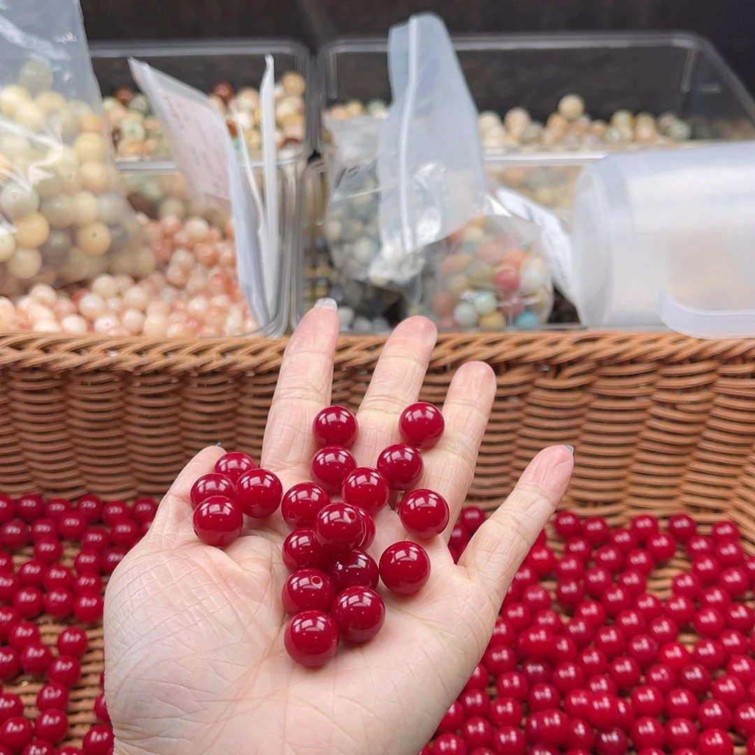 白玉菩提吊坠Q/12mm/100+20颗